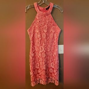 Coral Cocktail Dress